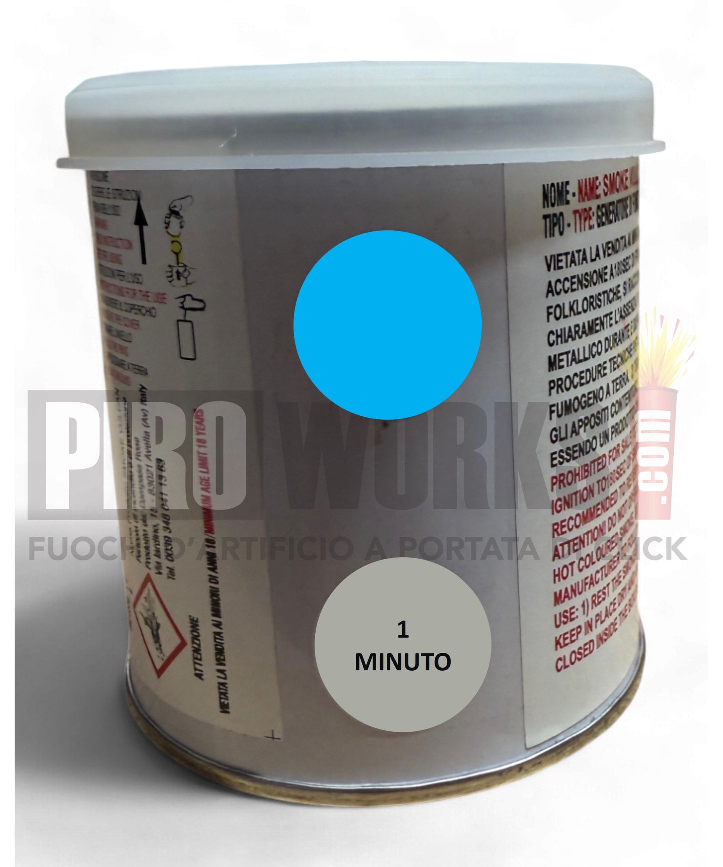 Fumogeno | Vulcan 1 Minuto | Barattolo | Vari Colori | Compass Rose