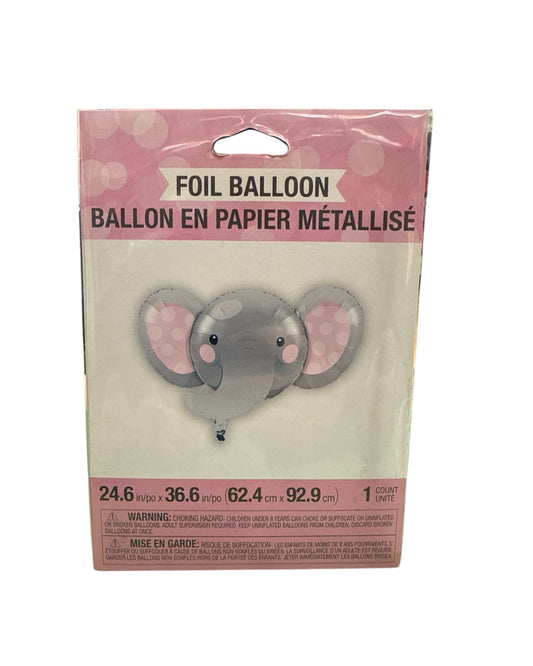 Palloncini Foil | Elefante Testa | Rosa | 36 Pollici | 1 Pz