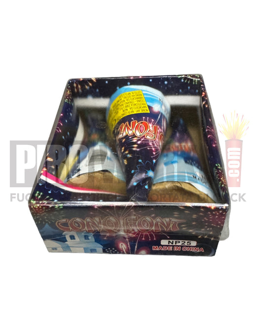 Cono Font | Fontana Silver | 3 Pz