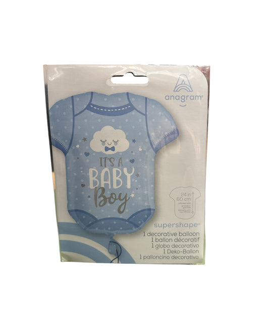 Palloncini Foil | Body It’s a Baby Boy | Celeste | 24 Pollici | 1 Pz