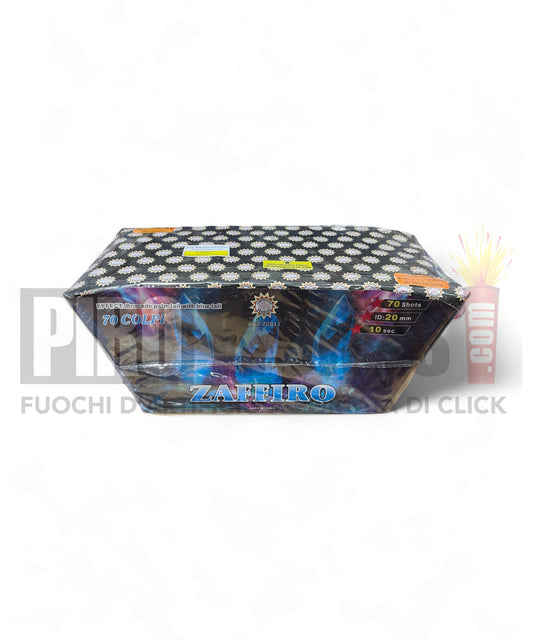 Zaffiro | 70  Colpi | Striscioni Oro Punte Blu