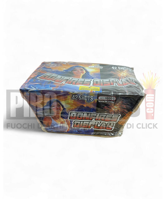 Bonfires Display | 42 Colpi | Ventaglio | 25mm | Teanese