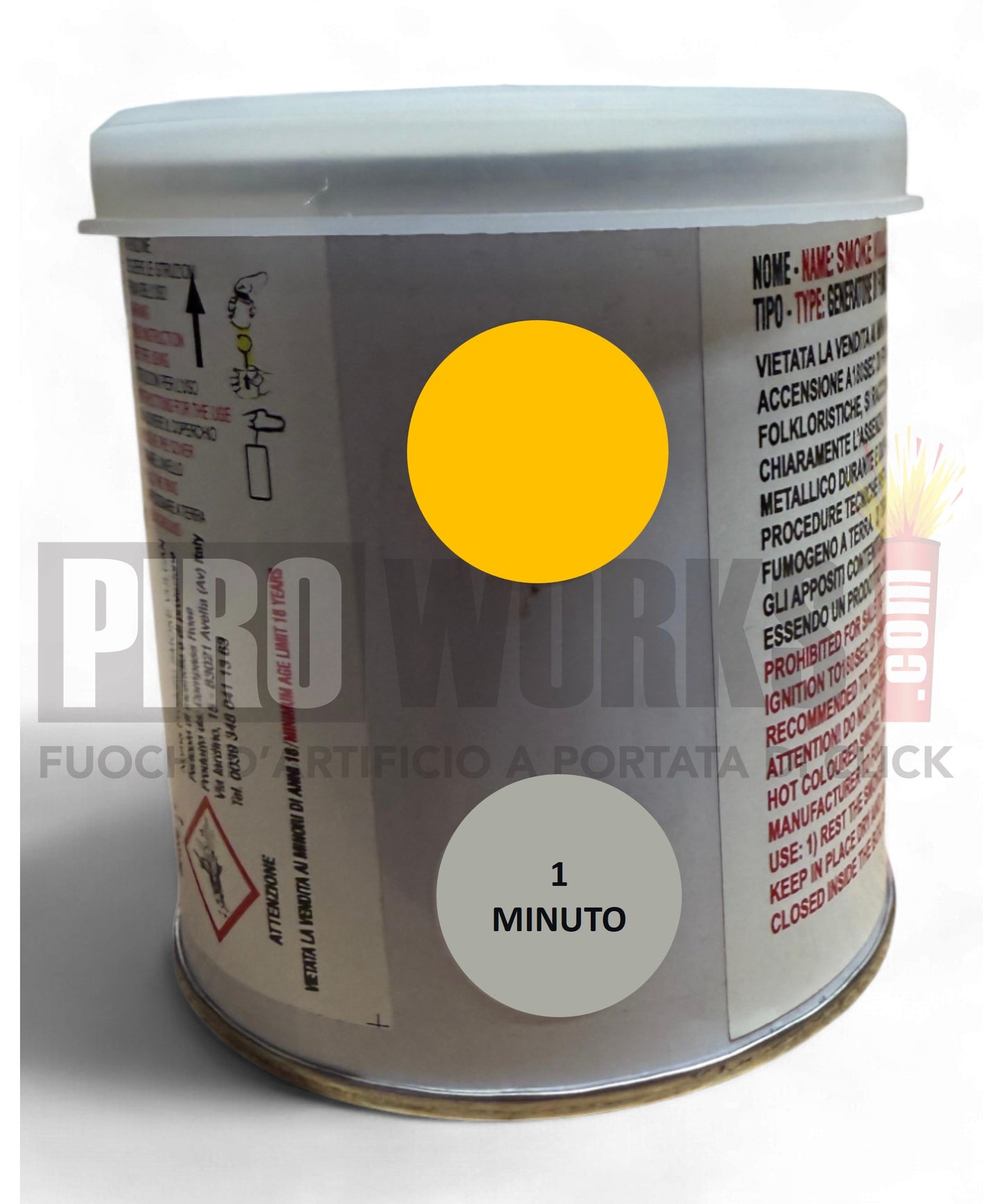 Fumogeno | Vulcan 1 Minuto | Barattolo | Vari Colori | Compass Rose