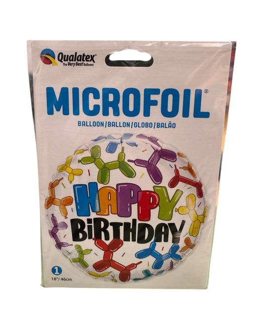 Palloncini Foil | Compleanno Multicolor | Vari Modelli | 18 Pollici | 1 Pz