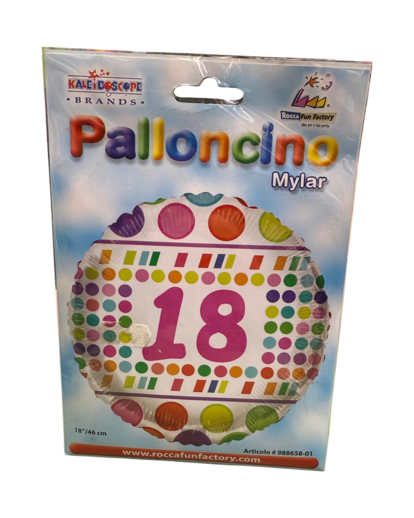 Palloncini Foil | Compleanno 18 Anni | Vari Modelli | 18 Pollici | 1 Pz