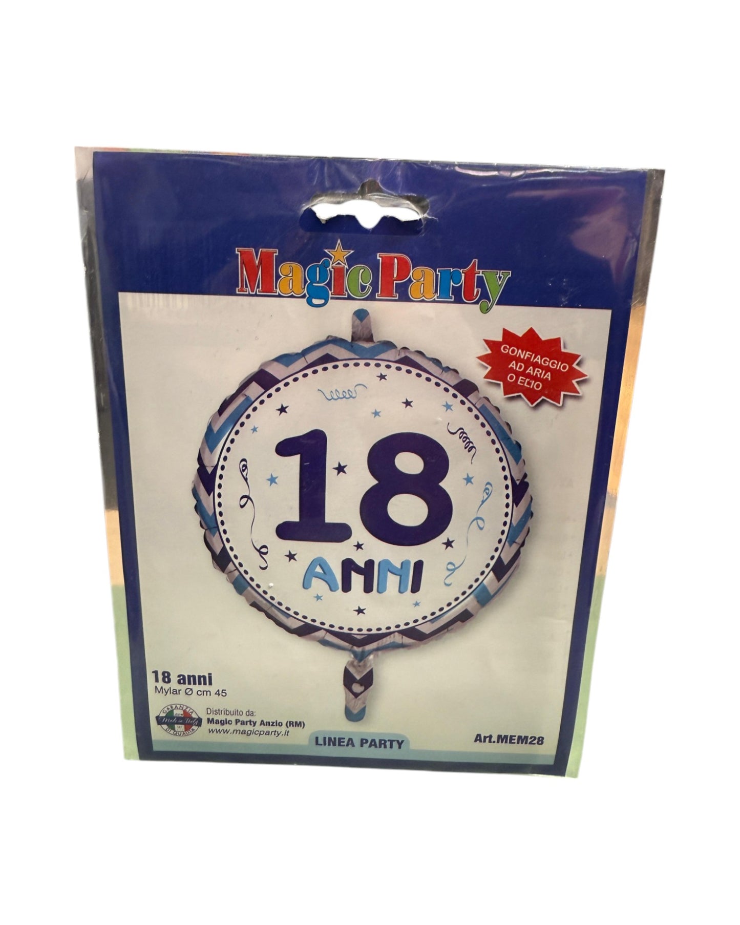 Palloncini Foil | Compleanno 18 Anni | Vari Modelli | 18 Pollici | 1 Pz