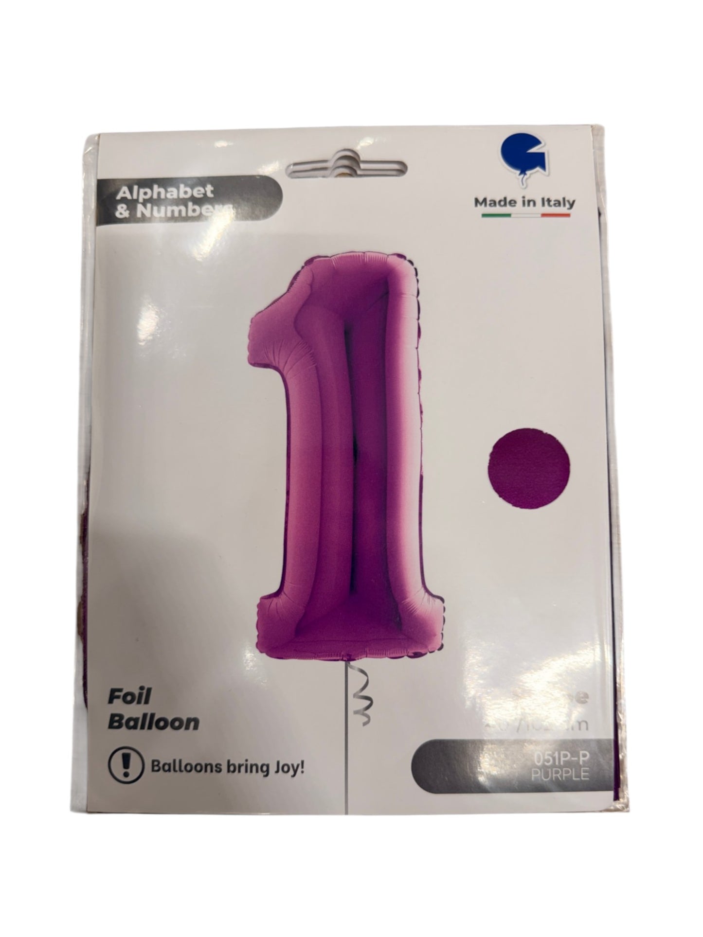Palloncini Foil | Numeri 0-9 | Grabo | 102 Cm | Purple