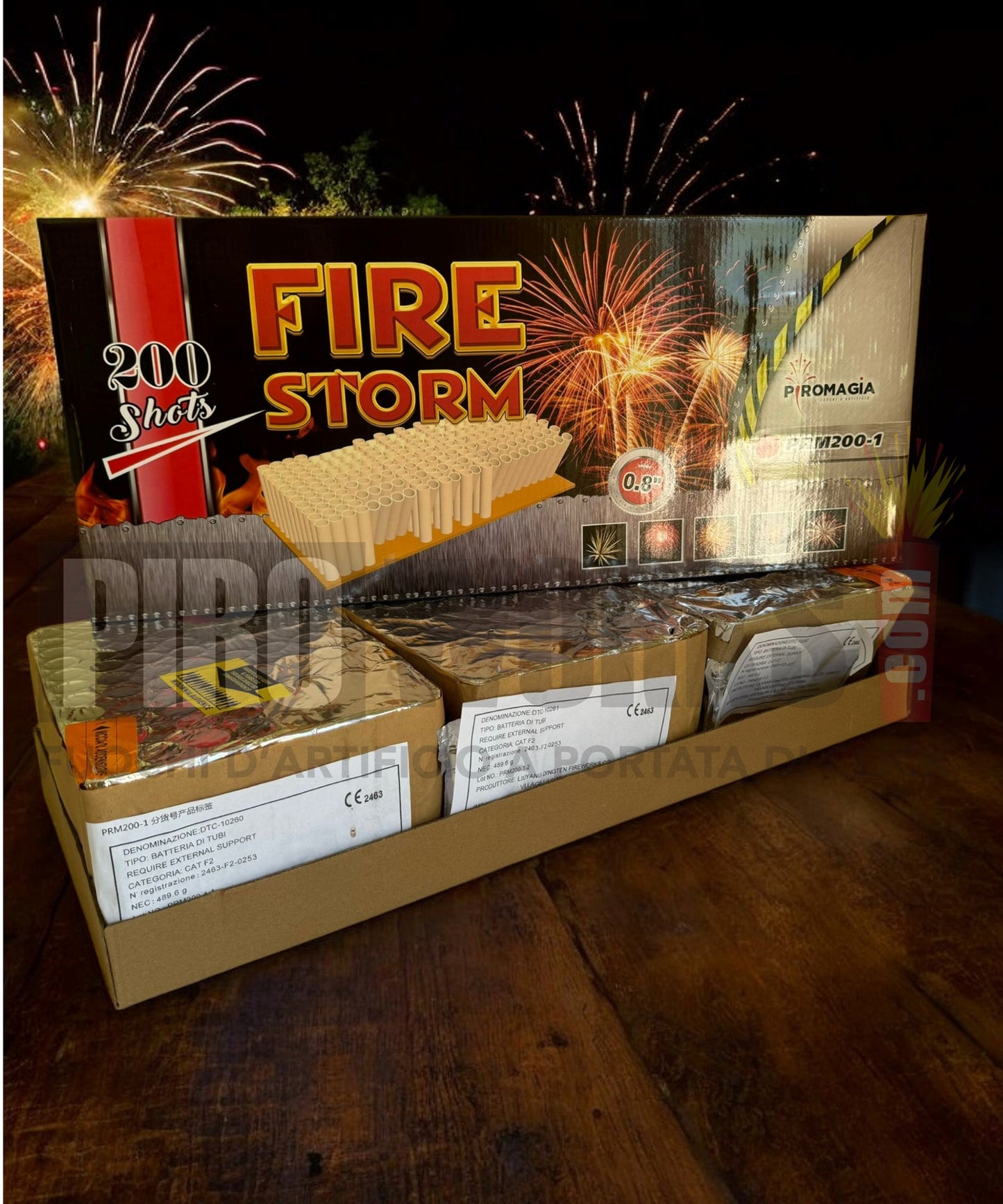 Fire Storm | 200 Colpi | Dritto e Ventaglio