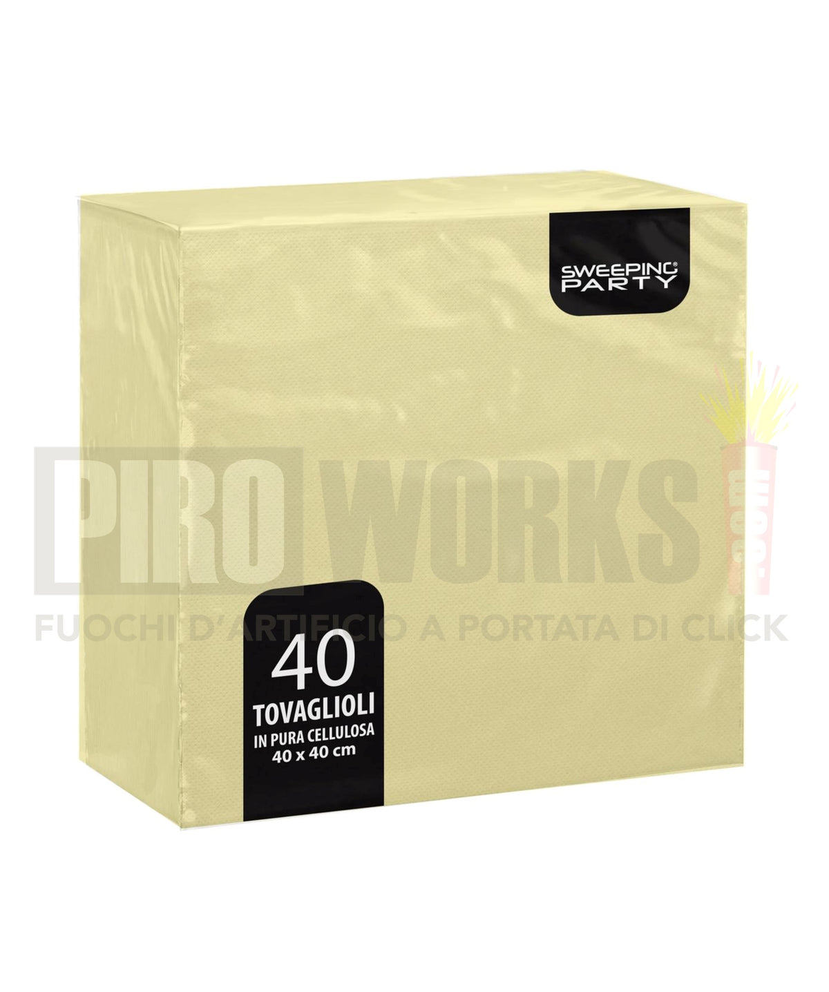 Tovaglioli Carta | Vari Colori | 40x40 Cm | 40 Pz