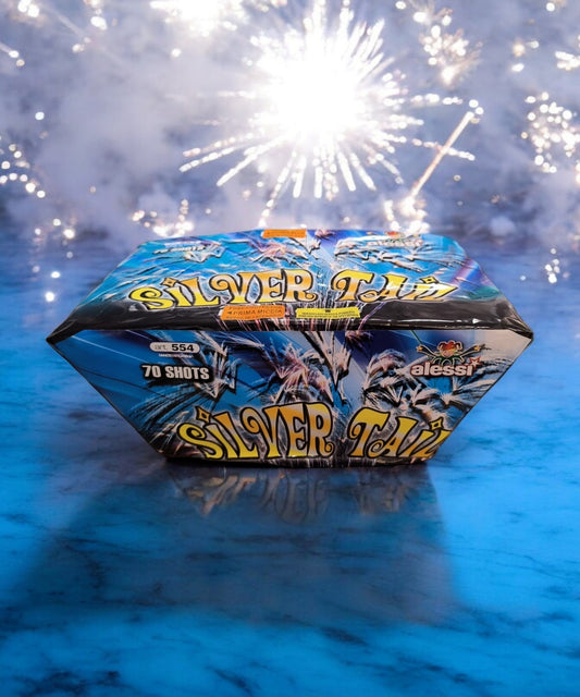 Silver Tail | 70 Colpi | Ventaglio | Conchiglia Striscioni Bianchi | Alessi