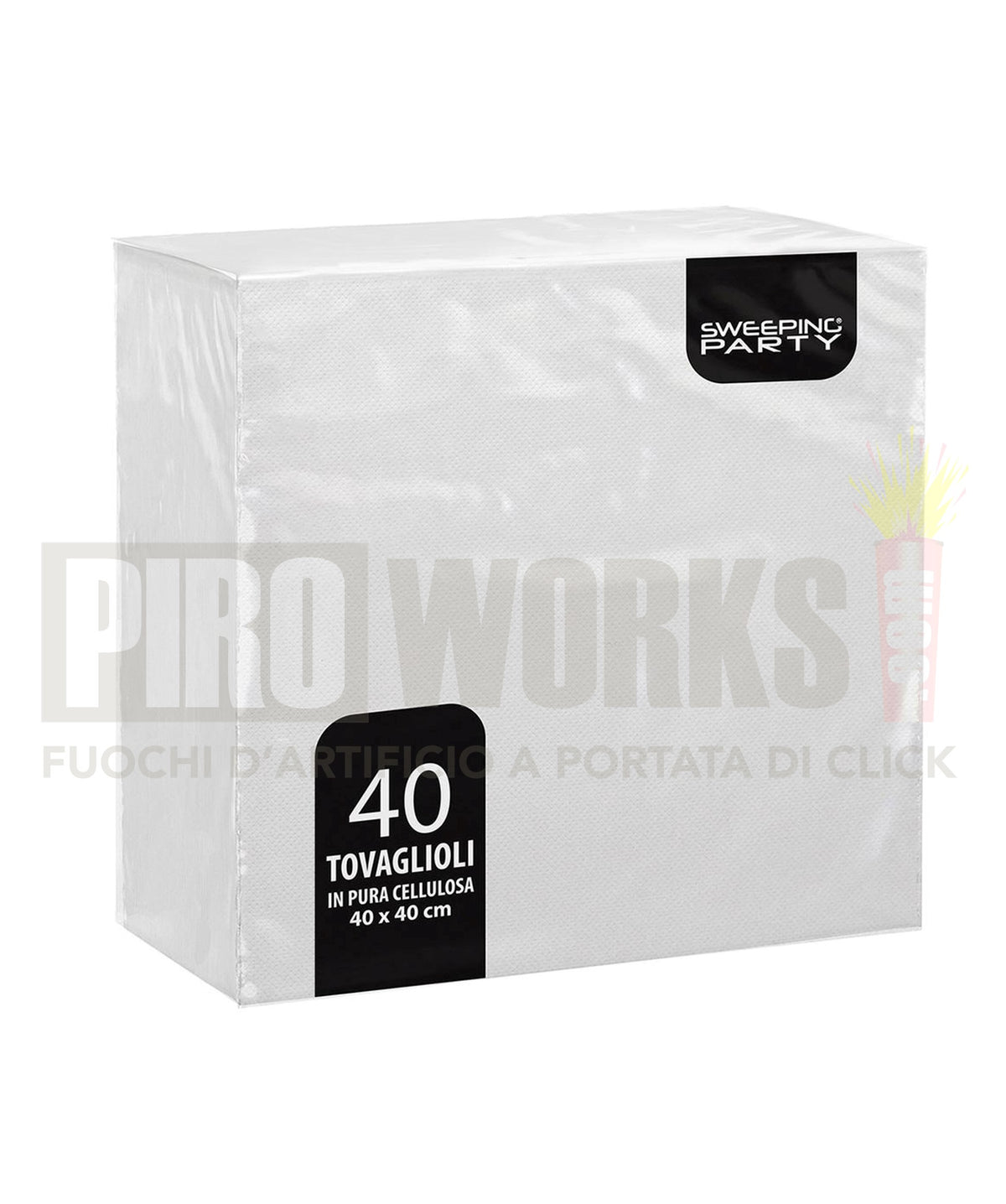 Tovaglioli Carta | Vari Colori | 40x40 Cm | 40 Pz