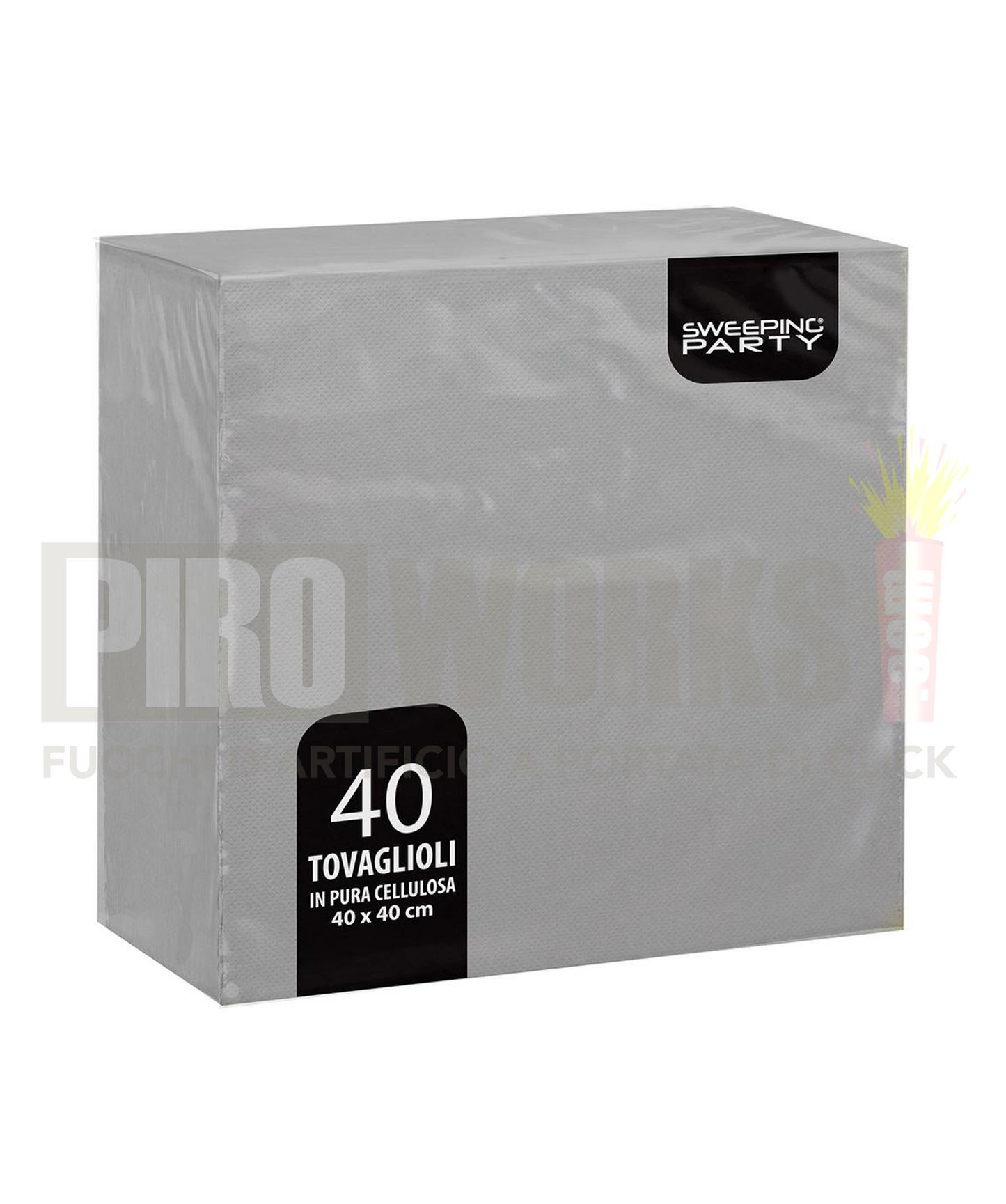 Tovaglioli Carta | Vari Colori | 40x40 Cm | 40 Pz