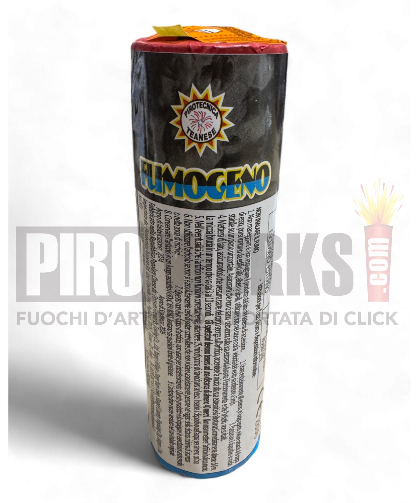 Fumogeno Bicolore | Serie A | A mano o Da Appoggio | 50 Secondi | Vari Colori