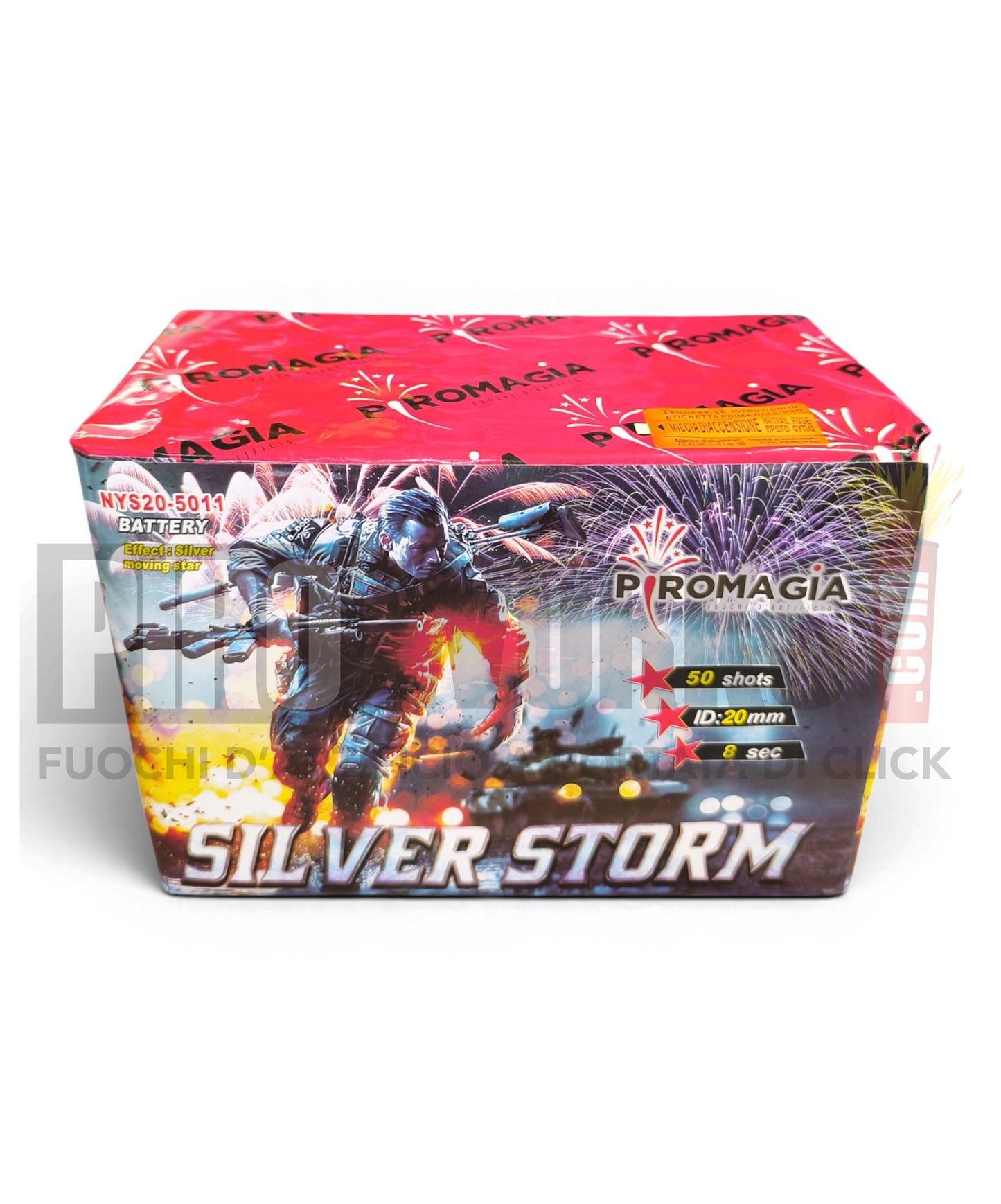 Silver Storm | 49 Colpi | 20mm | Dritto | Lupi Colorati