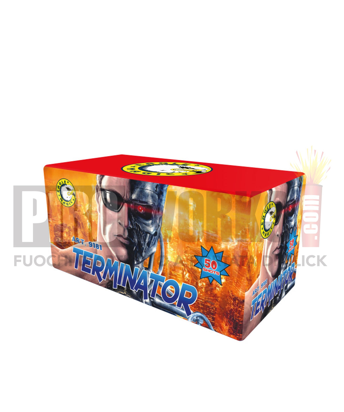 Terminator | Art. 285 | 50 Colpi | 20mm | Fischi e Peonie | Perfetto