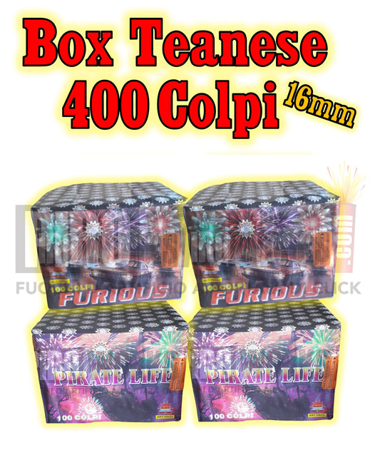 Box | Teanese | 400 Shots | 16mm