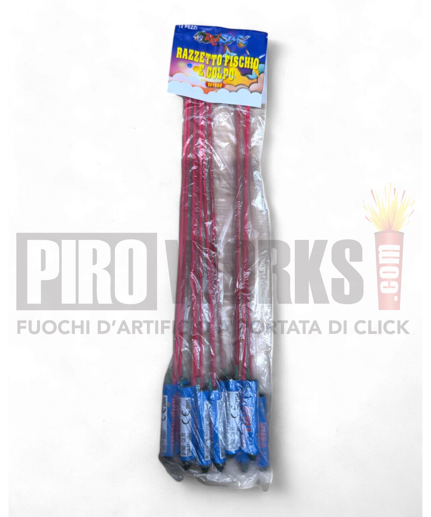 Razzetto Fischio e Colpo | 12 Pz | Red Star