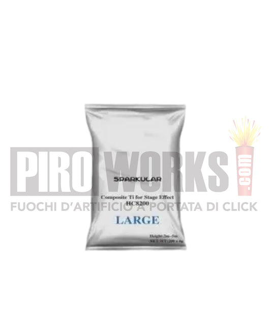 Polvere Titanio | Per Fontane Sparkular | Indoor | 200 gr