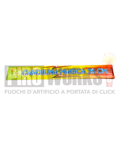 Candeline Magiche | 25cm | Stelline | 10Pz