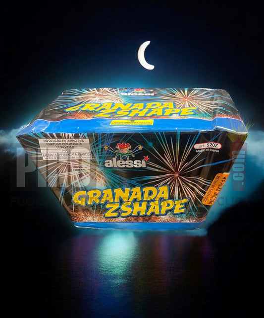 Granada Z Shape | 49 Colpi | 20mm | Spacchi Salice Oro