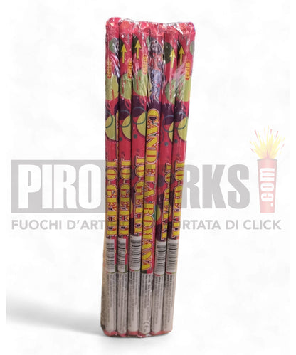 Candela Romana | 10 Getti | 12 Pz | Red Star