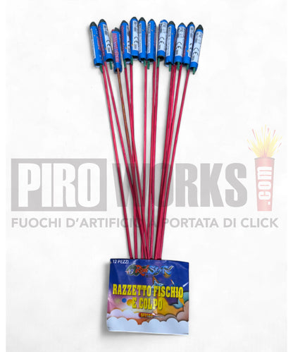 Razzetto Fischio e Colpo | 12 Pz | Red Star