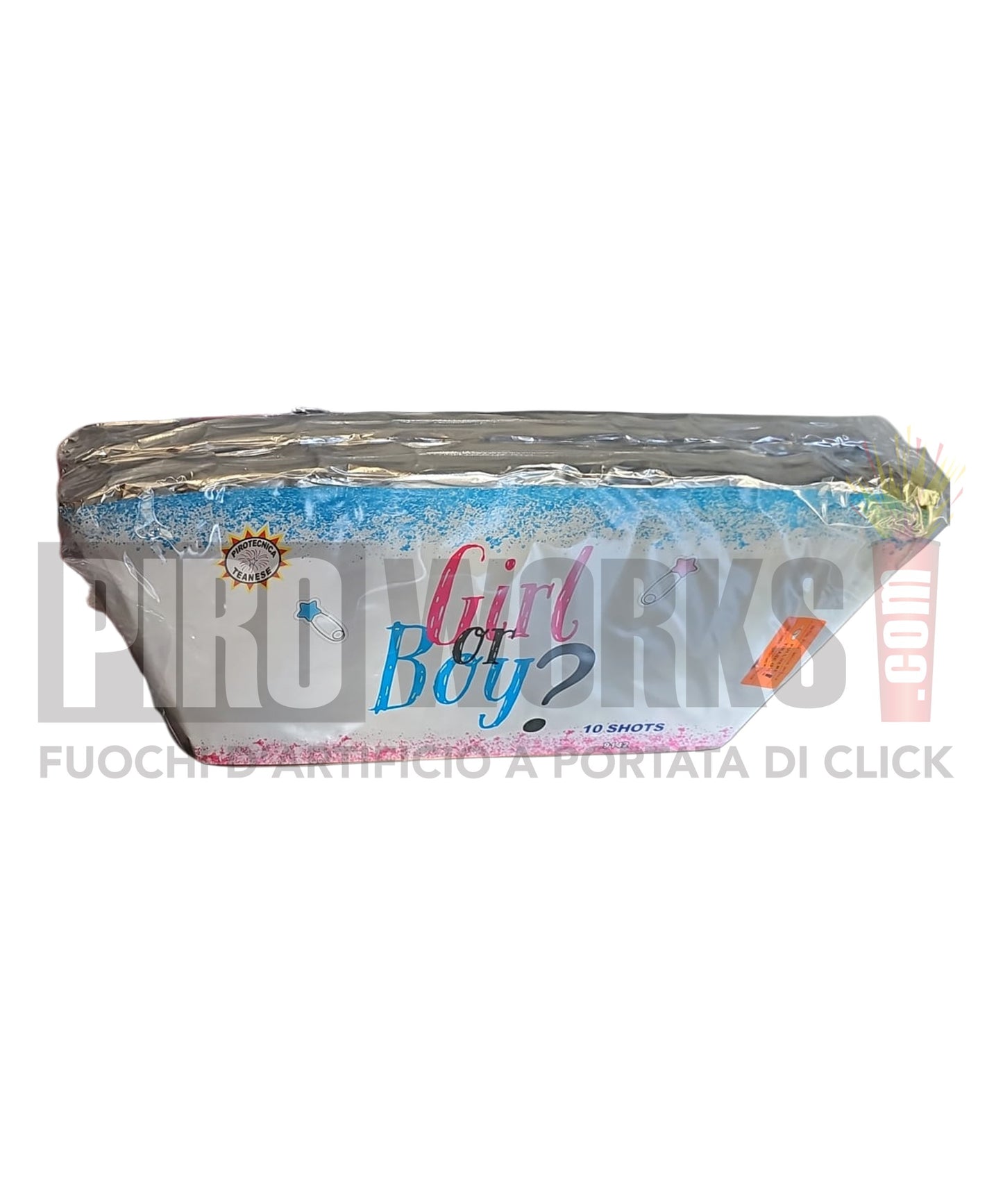 Fetta | Boy or Girl | 10 Colpi | Fumata Rosa/Celeste | Con Miccia
