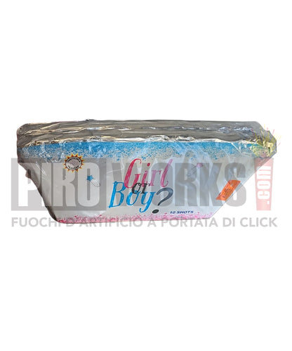 Fetta | Boy or Girl | 10 Colpi | Fumata Rosa/Celeste | Con Miccia