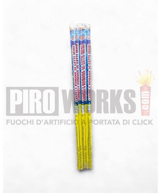 Candela Romana | 30 Getti | 10 Pz | Borgonovo
