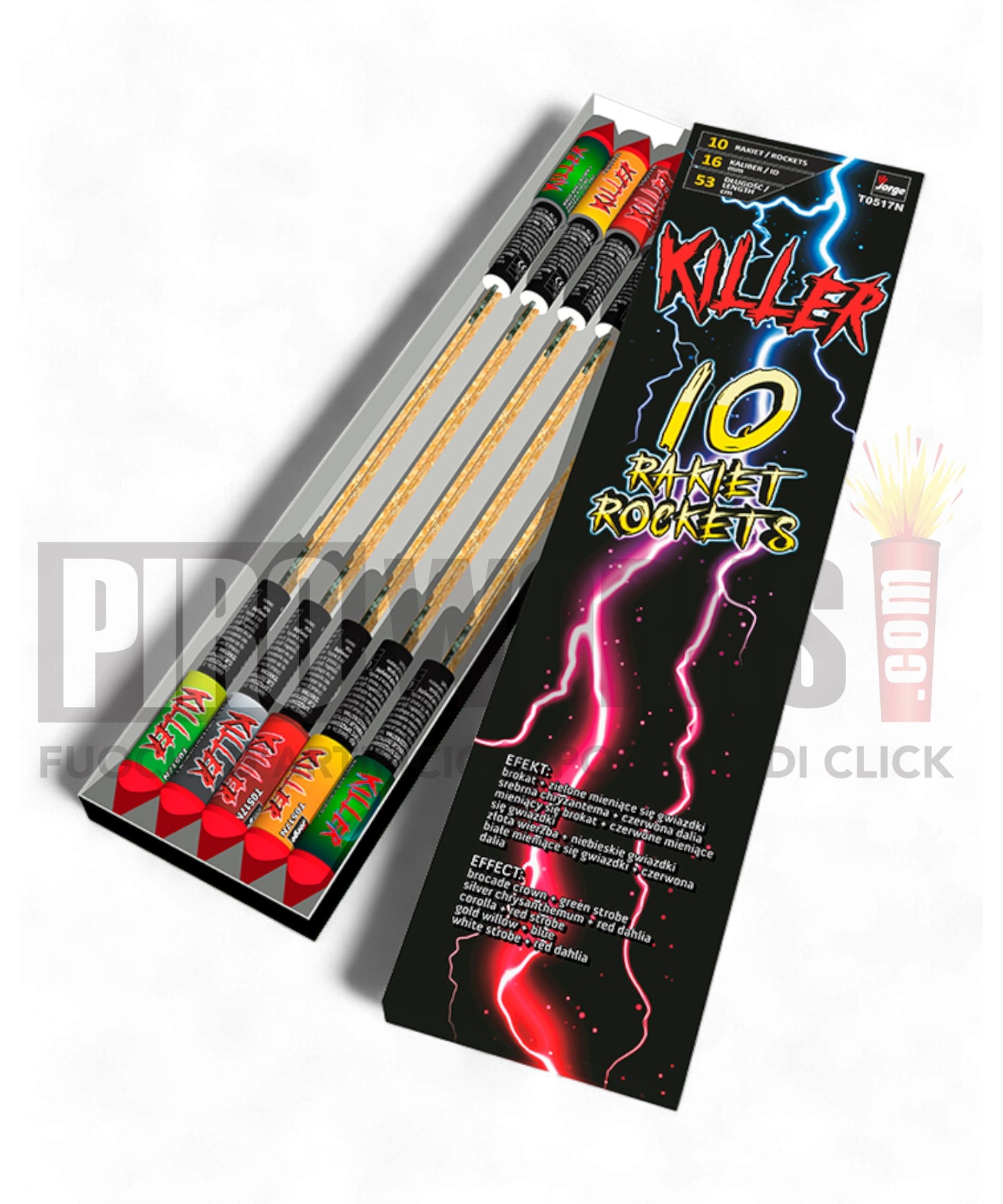 Rocket | Death | Jorge | 10 pieces