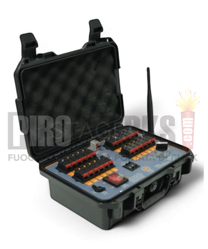 Centralina Professionale Con Case | 4 Moduli da 24 Canali | 96 Canali | Con Master Radiocomando