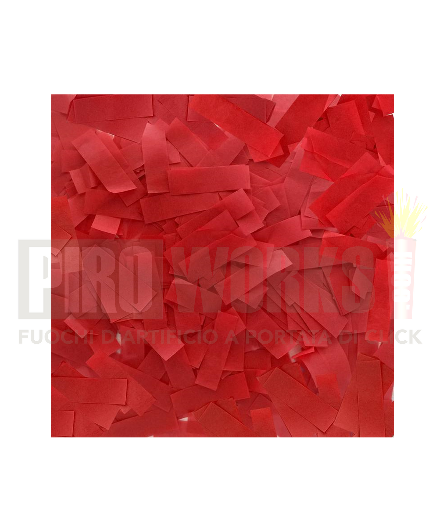 Rectangular Confetti | 1kg | Slow Fall | Various Colors