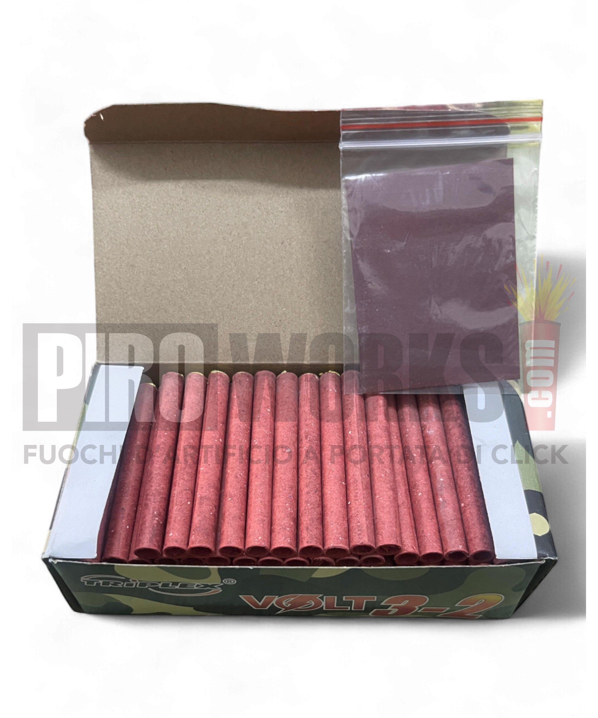 XP1016 | Petardo | Volt 3-2 | Triplex | 0.75 Gr | 100 Pz – Piroworks