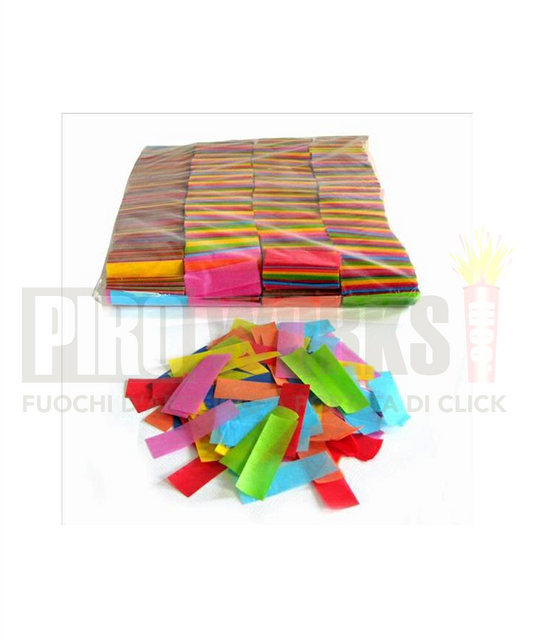Rectangular Confetti | 1kg | Slow Fall | Various Colors