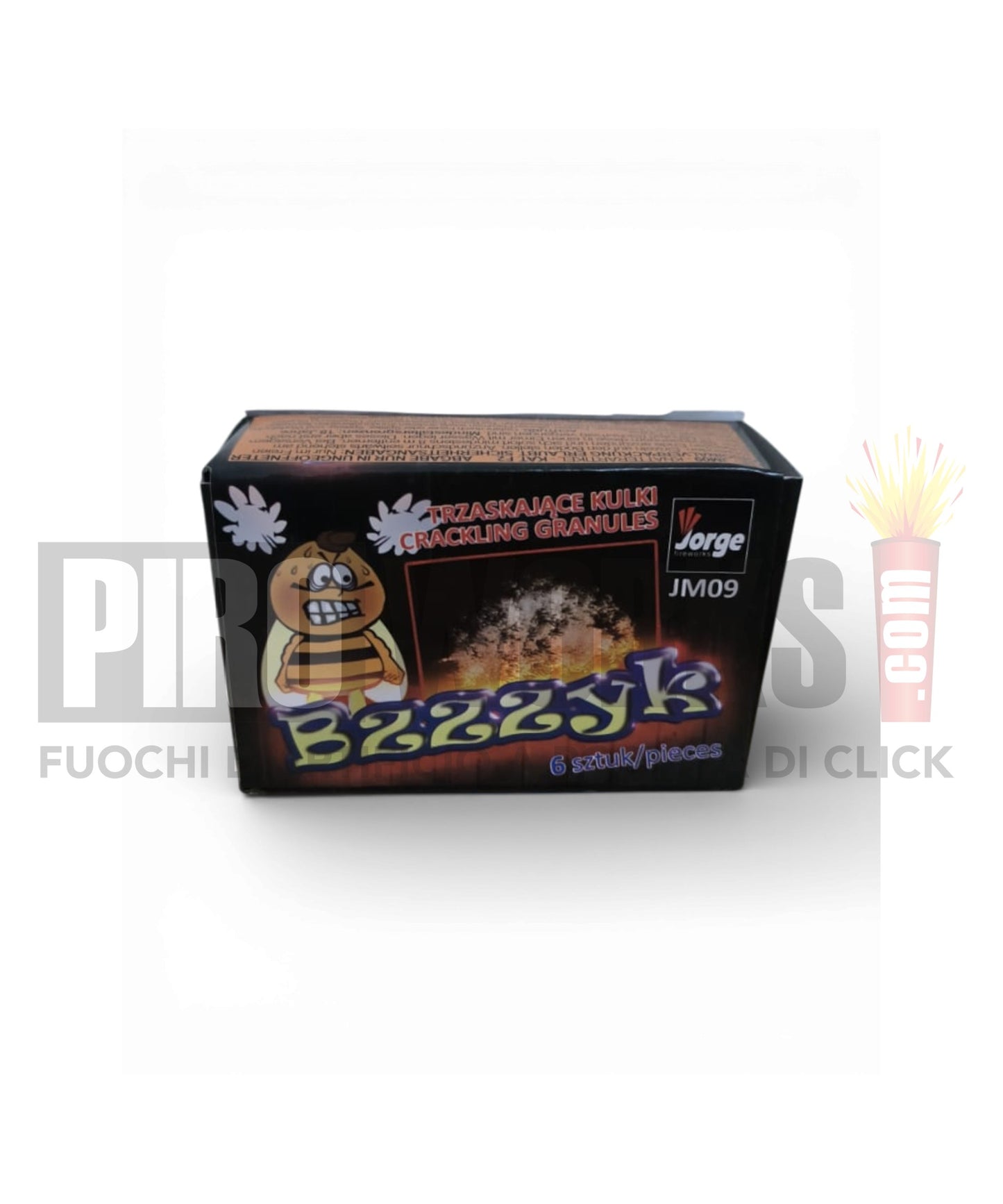 Mega Pallina Scoppiettante | Bzzzyk | 6 Pz | Jorge