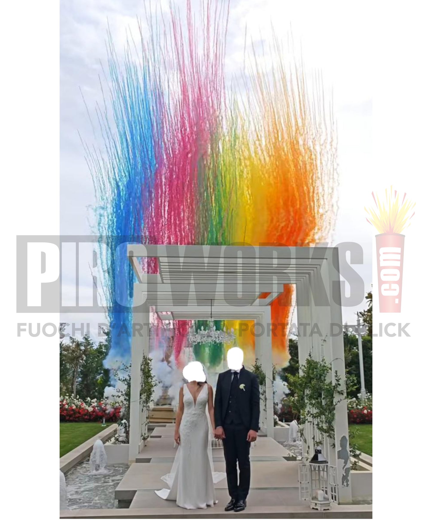 Kit 8 Centraline | 6 Monogetti Fumo Colorato | 6 Accenditori | 8 Adattatori Per Monogetto