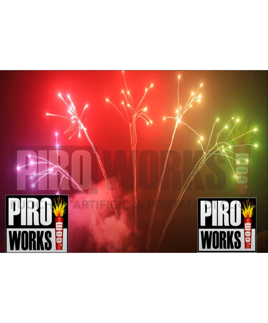 Gold + Blue Comets Slice | JX-COMB068 | Double Row | 20 Shots