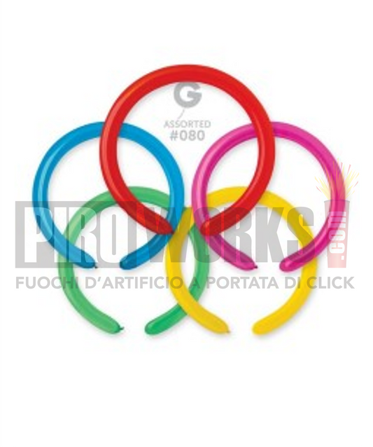 Latex Balloons | Modelable 2 Inch | Gemar | 10 pieces