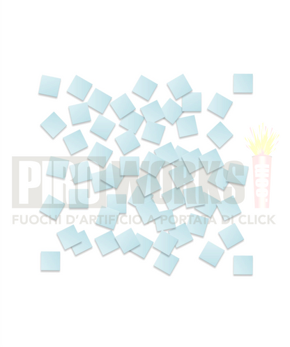 Coriandoli Quadrati | 500 Gr | Caduda Lenta | Celeste o Rosa