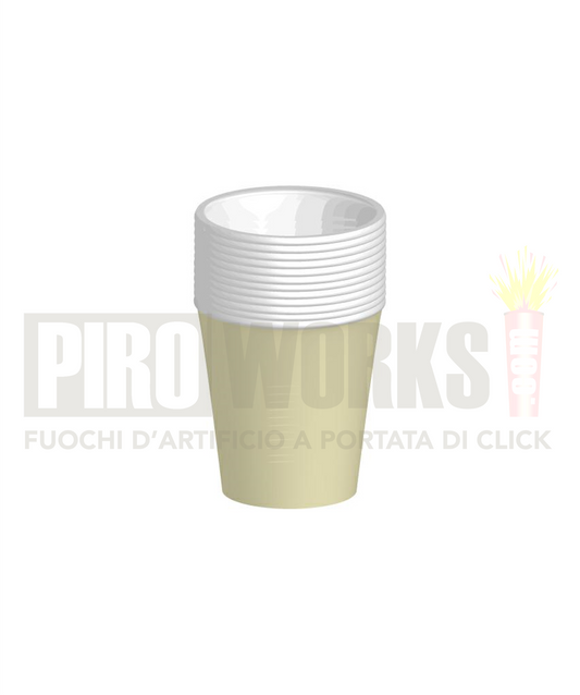 Bicchieri Carta | Vari Colori | 260 ml | 12 Pz