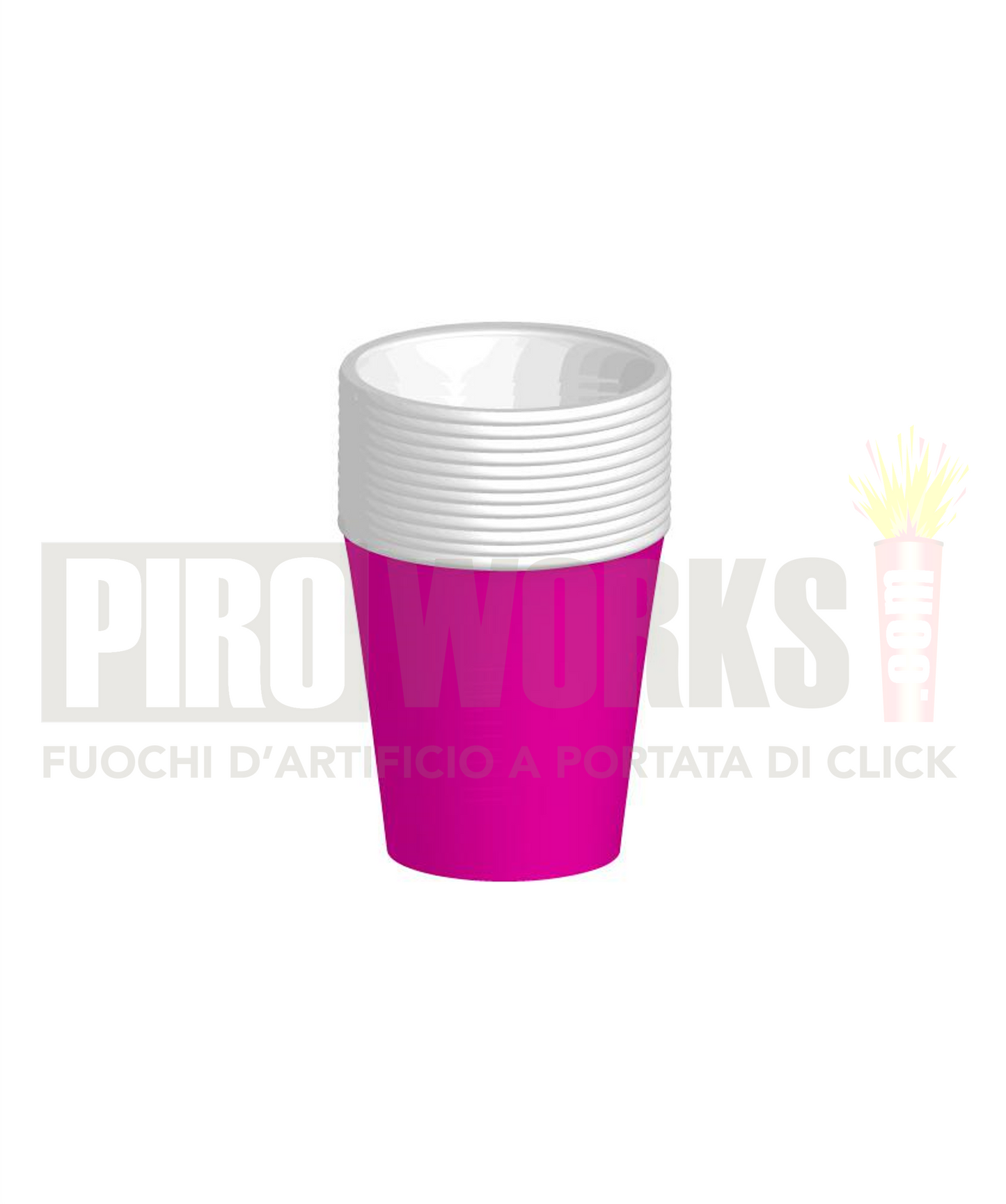 Bicchieri Carta | Vari Colori | 260 ml | 12 Pz