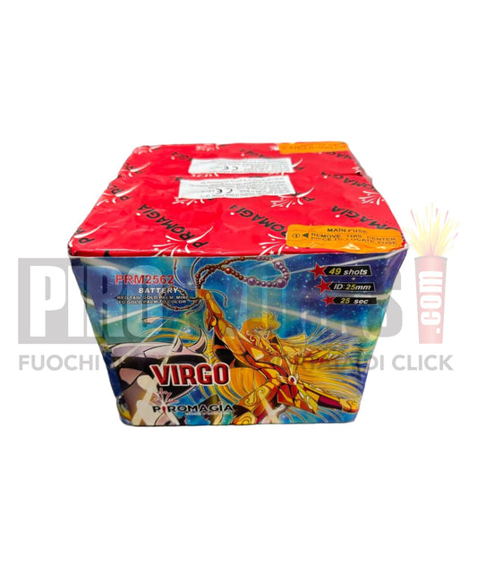 Virgo | 49 Colpi | 25mm | Spacco Palma Colorata Sbruffo Palma Oro