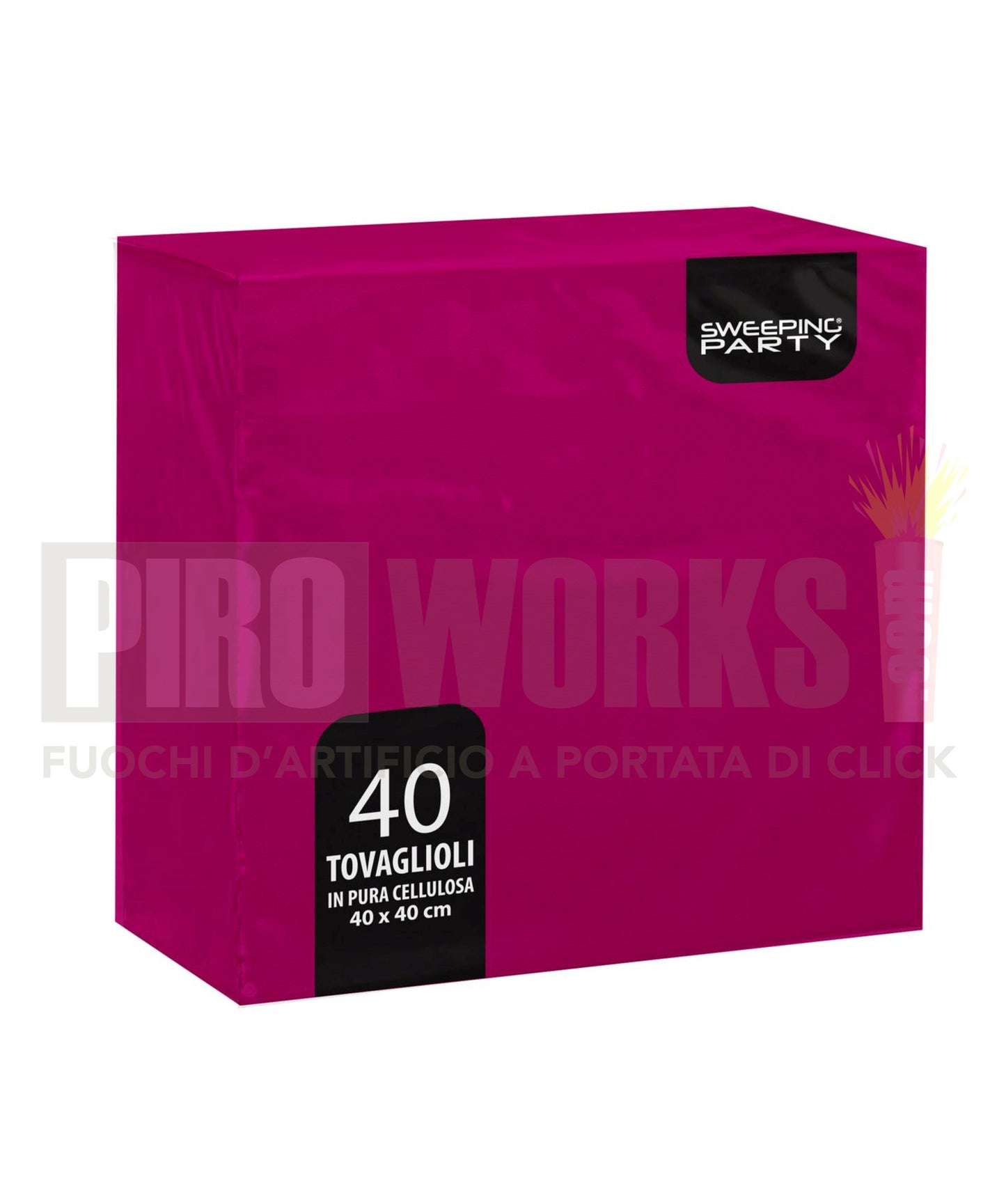 Tovaglioli Carta | Vari Colori | 40x40 Cm | 40 Pz