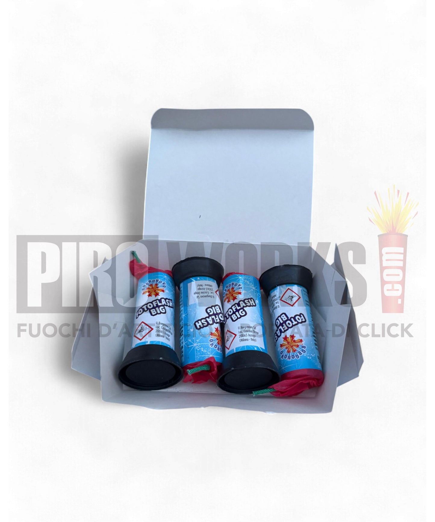 Fotoflash Bianco | 45 Sec | Borgonovo | 4 pz