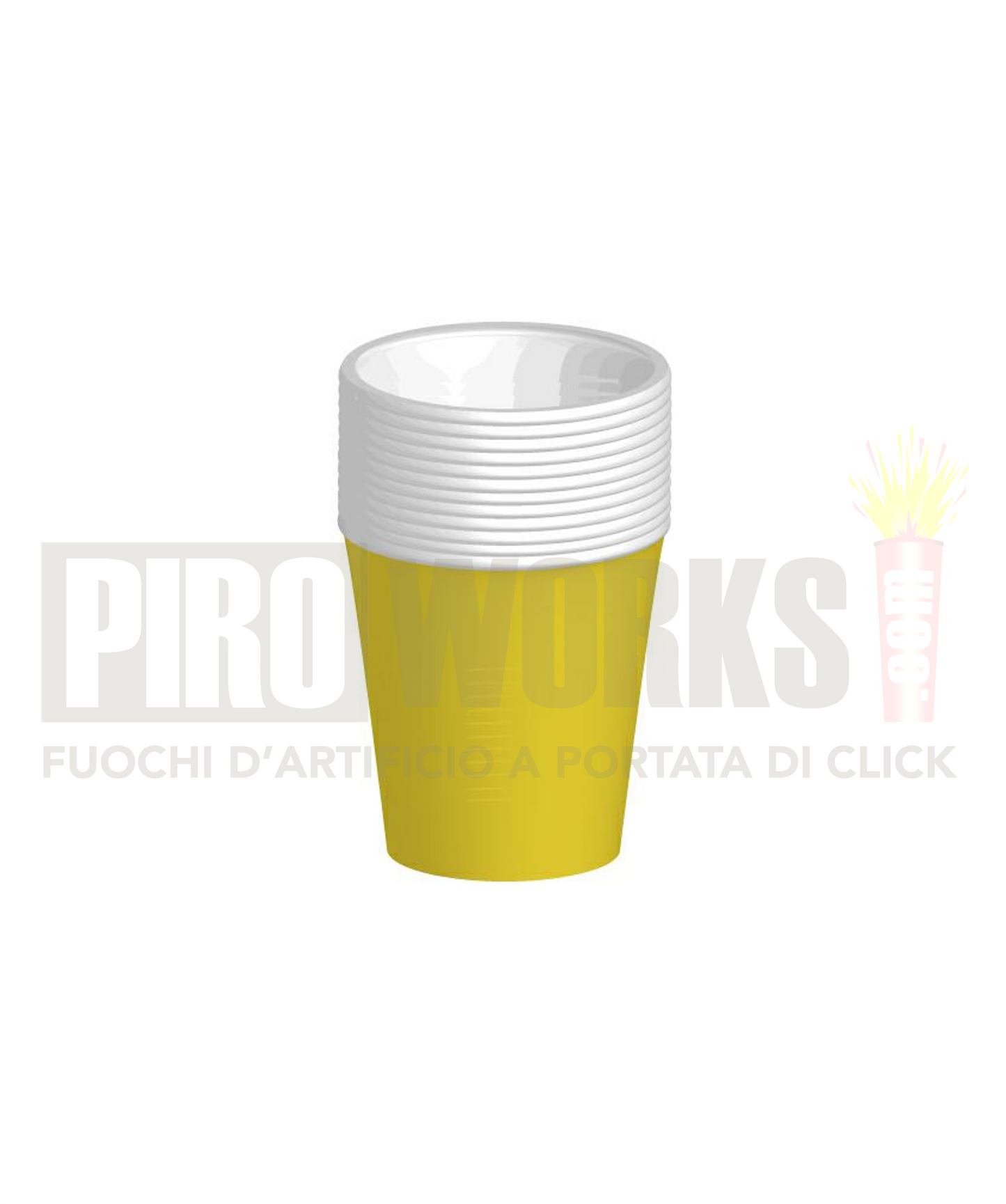 Bicchieri Carta | Vari Colori | 260 ml | 12 Pz