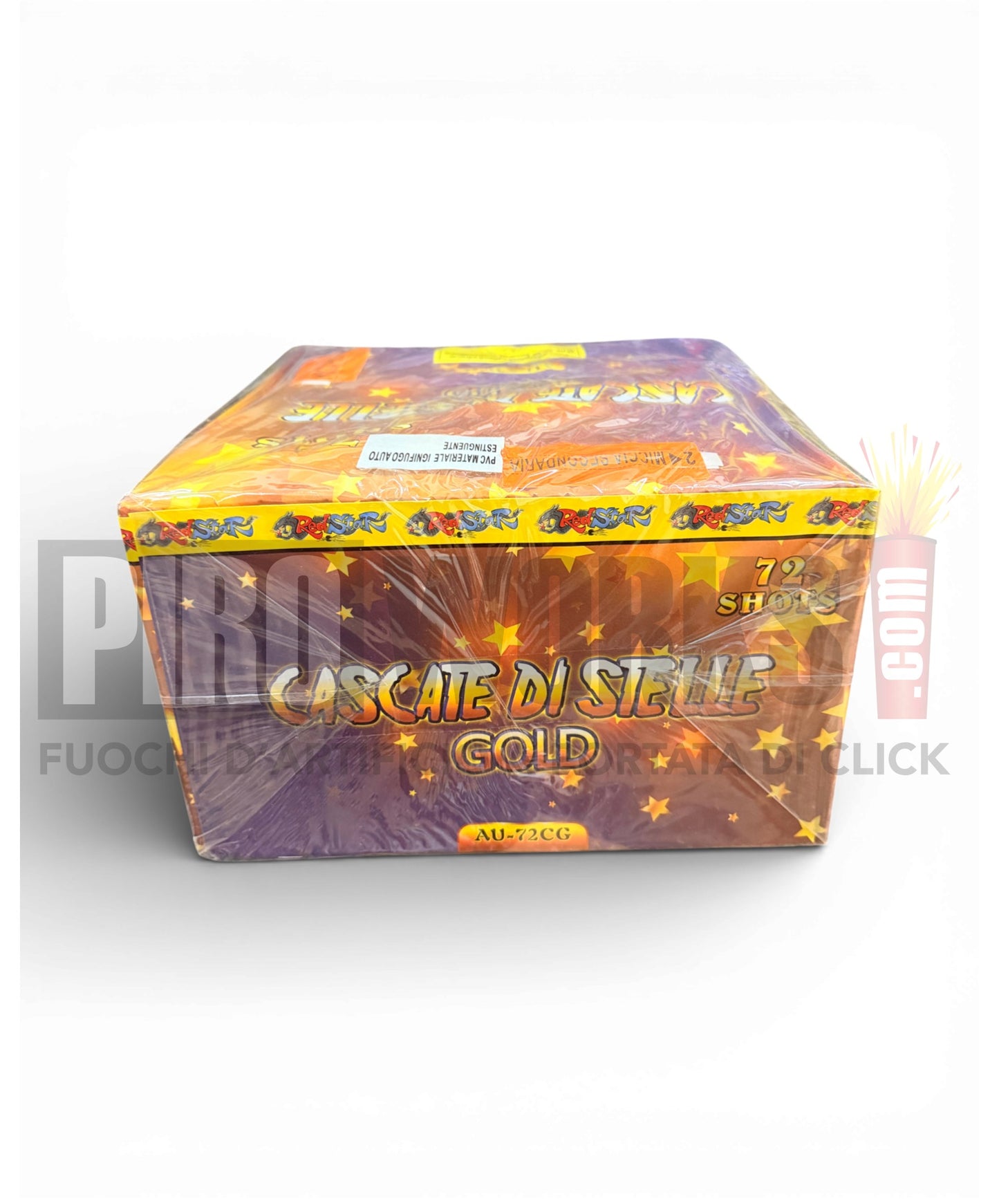 Cascata di Stelle Gold | 72 Colpi | 20mm | Ventaglio | Code Oro