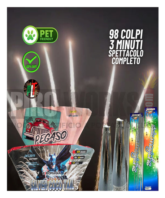 Kit PLT | 98 Colpi | 3 Minuti | Spettacolo Completo