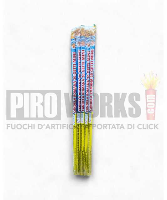 Candela Romana | 20 Getti | 10 Pz | Borgonovo