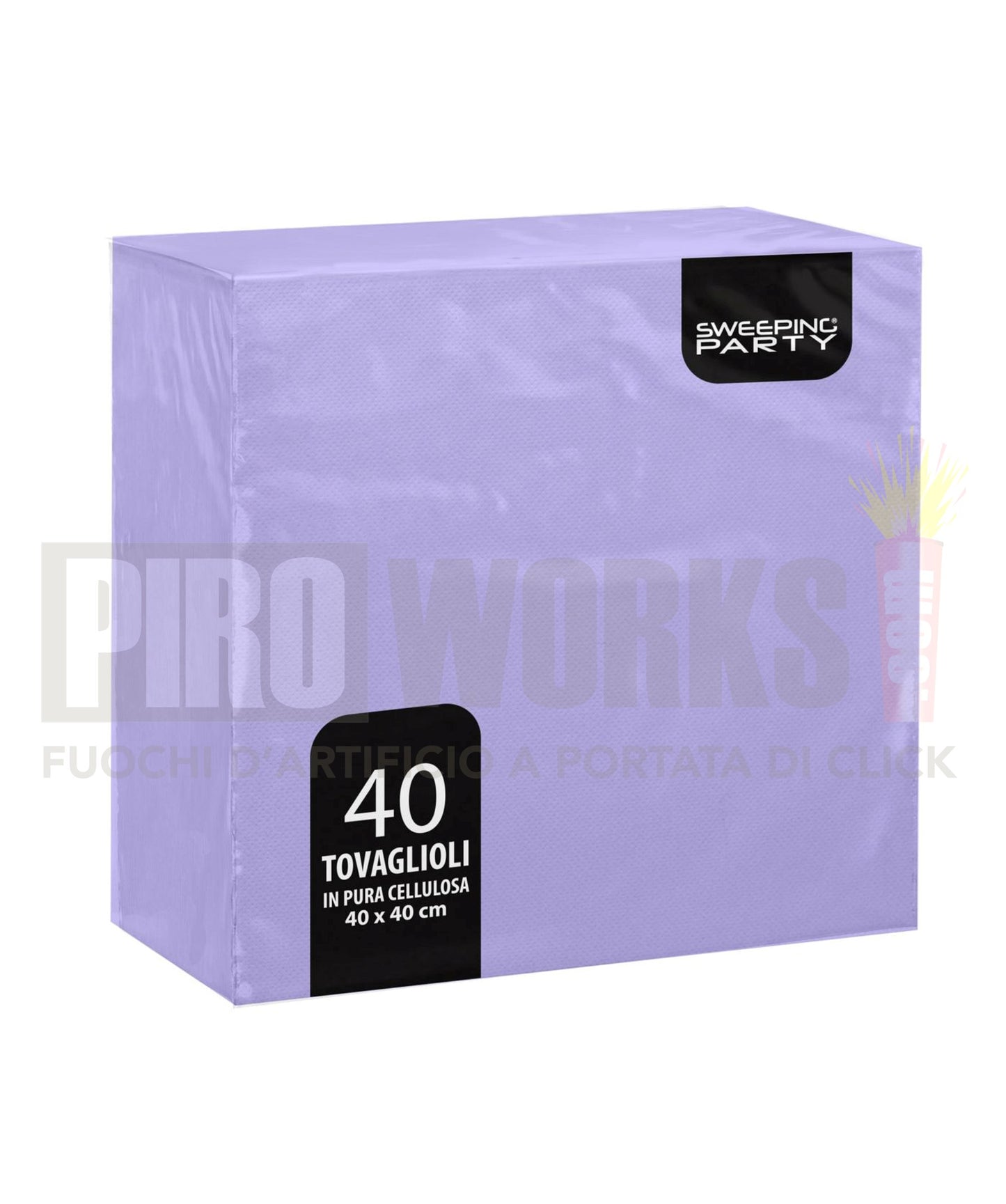 Tovaglioli Carta | Vari Colori | 40x40 Cm | 40 Pz