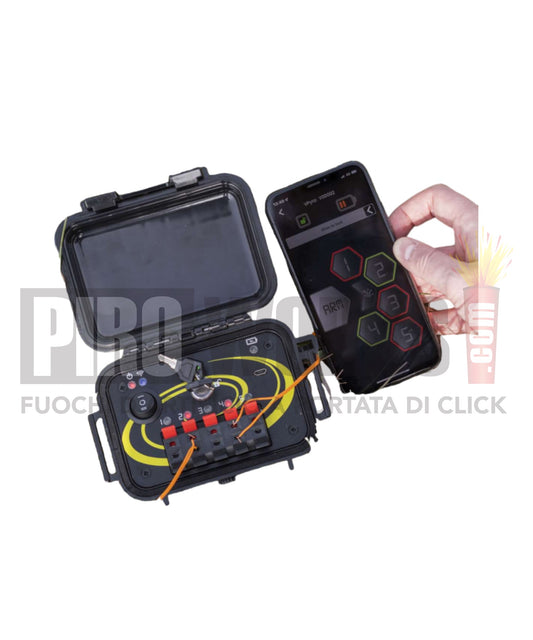 Control unit | SecurePyro | VPyro | 5 Releases | Distance up to 100 meters